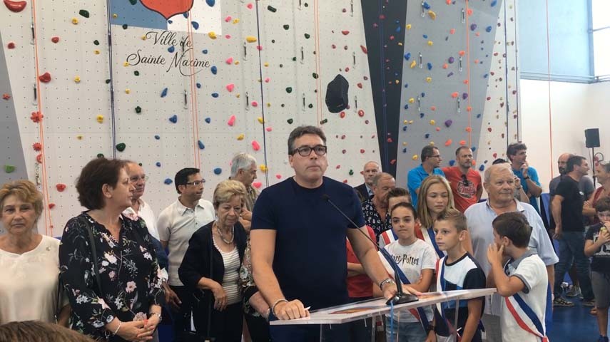 Inauguration du mur d\'escalade samedi 9 septembre 2018