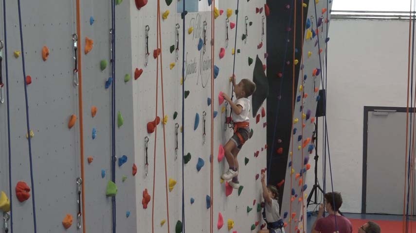 Image 1 Inauguration du mur d'escalade samedi 9 septembre 2018