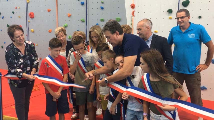 Image 3Inauguration du mur d'escalade samedi 9 septembre 2018