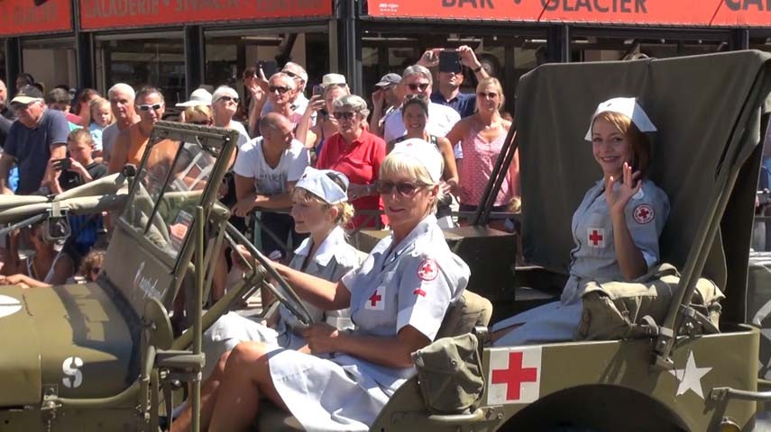 Image 8Défilé de véhicules militaire historiques pour le 74 éme anniversaire du débarquement des troupes alliées en provence.