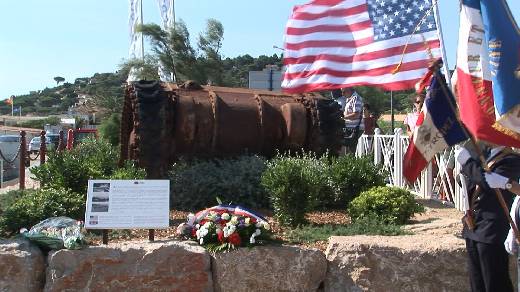 INAUGURATION DU CHAR SHERMAN A SAINTE MAXIME