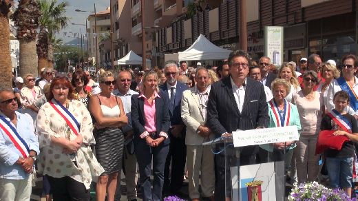 DISCOURS DE L'INAUGURATION AVENUE GEORGES CLEMENCEAU
