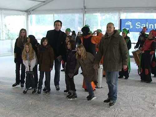 INAUGURATION DE LA PATINOIRE 2009 A SAINTE-MAXIME