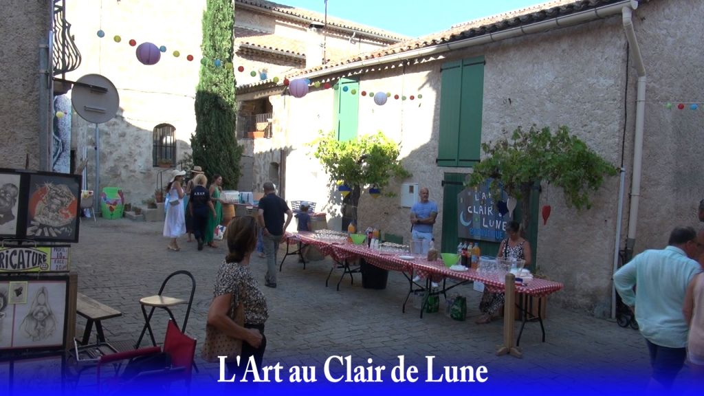 PRÉPARATIONS - L'ART AU CLAIR DE LUNE  PLAN DE LA TOUR 2022
